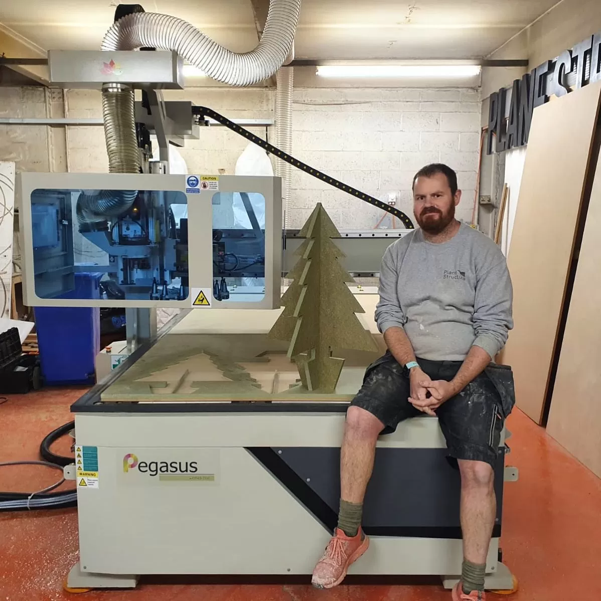 Sets and Props The Pegasus ATC is used in the TV and film set industry to produce pieces from many materials such as MDF & ply.