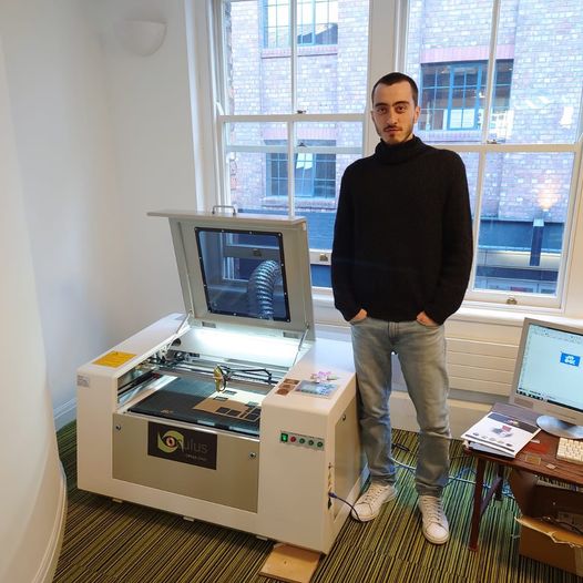 Prototypes Let ideas become a reality with the Oculus benchtop laser cutter with the flexibility to cut cards and plywood.