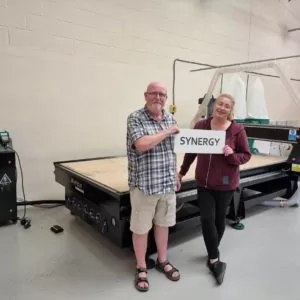 Signage With the quick-release spindle, changing tools can be carried out quickly on many materials.