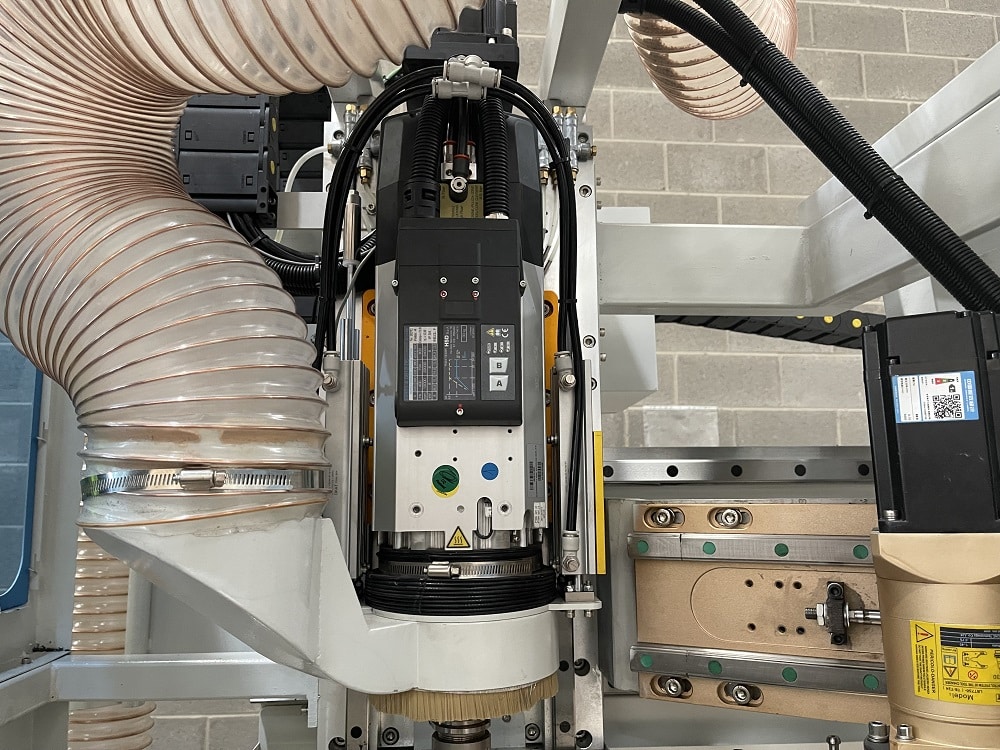 Italian HSD 9kW Spindle The outstanding Italian 9kW spindle is included as standard on all Pegasus ATC CNC routers. This Italian spindle is renowned for its superior performance and stability throughout the CNC industry.