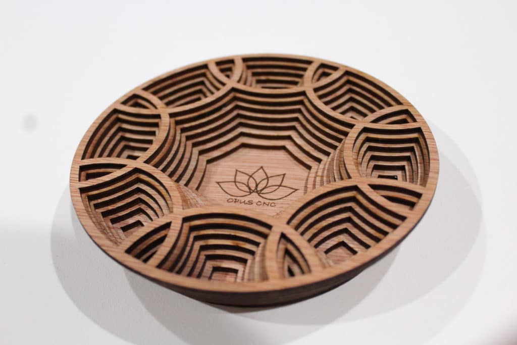 Wooden Bowl made with Opus Laser Cutter