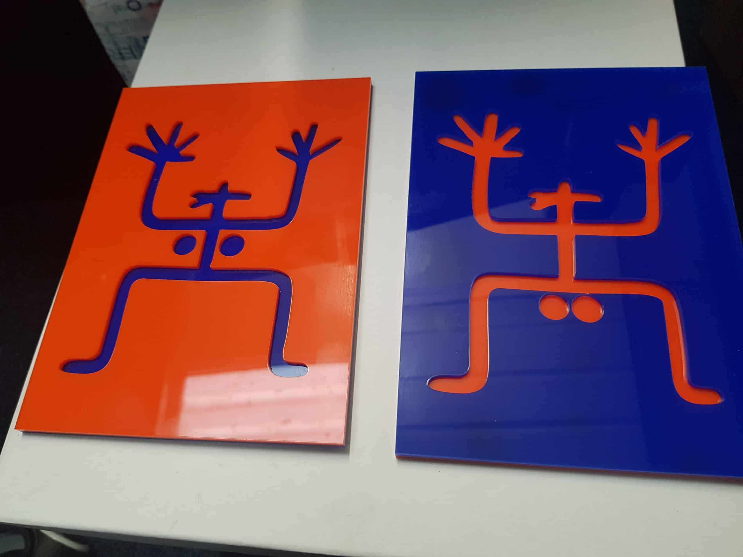Laser cut