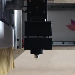 ATC router with knife