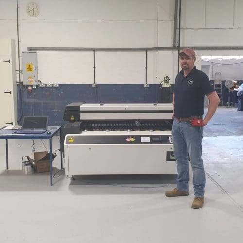 Install Oculus Metal Non Metal Laser Cutter