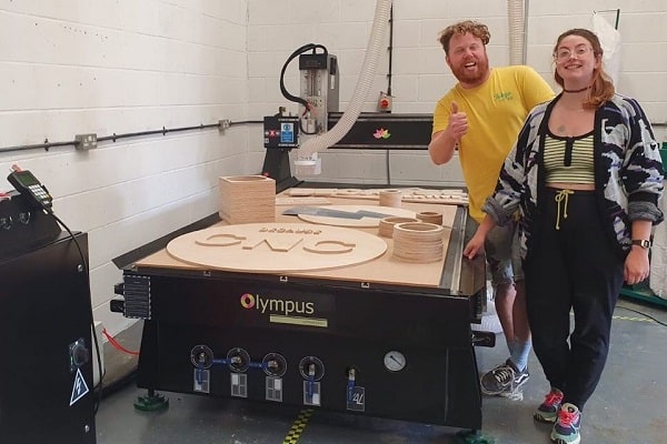 Joinery Woodworking and carpenters and kitchen cabinets to staircase are bringing production in-house with the Olympus CNC.