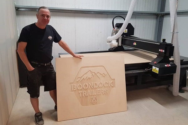 Ply-lining The Olympus CNC router is a perfect choice for cutting ply for kitting out vans and camper conversions.