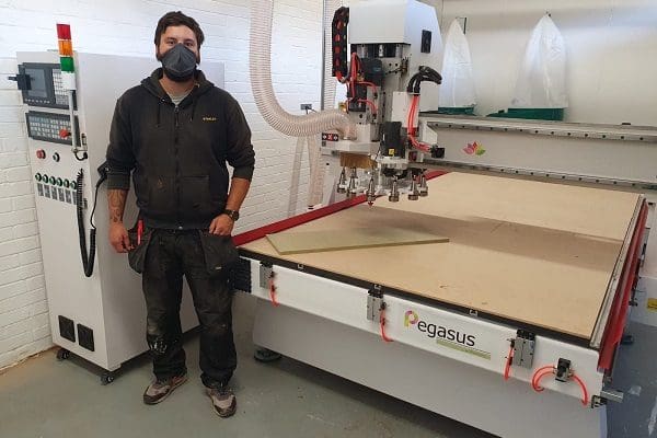 Pegasus Exhibitions Exhibitions
Manufacturing seven days a week can be done with confidence with the robust Pegasus ATC router and its powerful 9kw HSD Italian spindle.