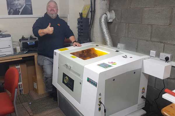 Textiles Textiles can be cut quickly and with precision on the Oculus benchtop laser cutting machine.