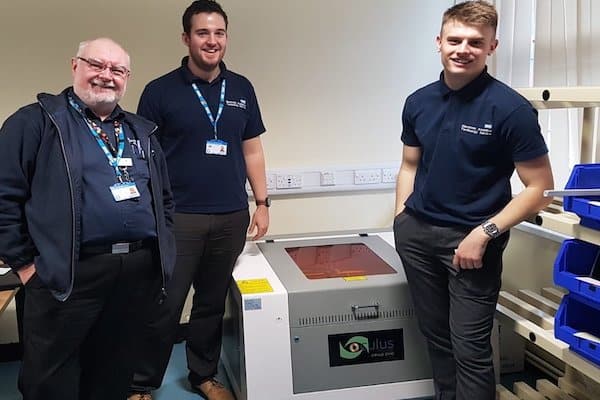 Medical Visors cut out of laser safe polyurethane are currently been manufactured for the NHS with the Oculus 6040 laser.