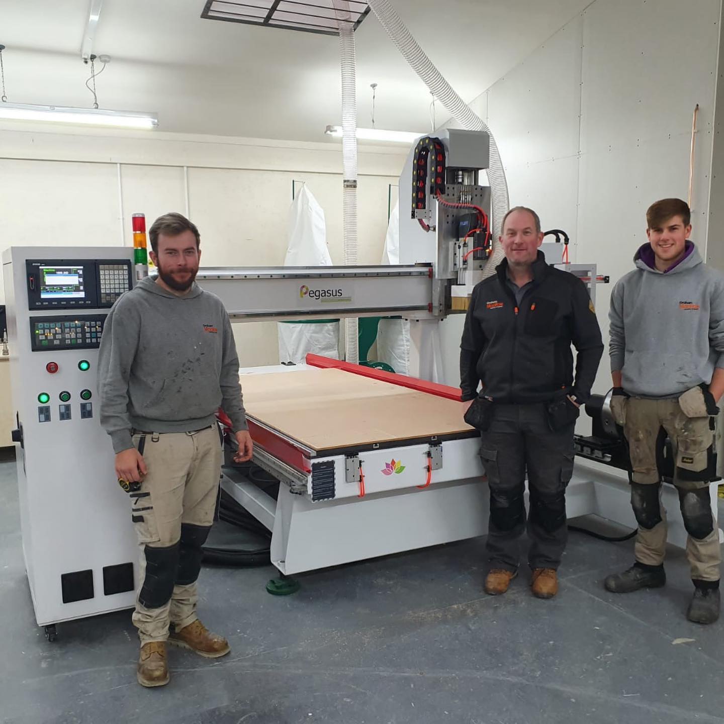 Joinery The rotary device is perfect for routing and engraving onto cylindrical products such as staircase spindles.