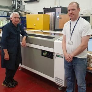 Engineering Thermark spray allows you to engrave easily onto metals and then this will leave a black engrave onto the material.