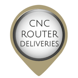 CNC Router Deliveries All Olympus and Pegasus 1313, 1325 and 1530 CNC router deliveries are by a 7.5 ton vehicle, and a forklift is required to offload. Where a forklift is unavailable, we can organise a hiab, but this does incur an additional cost. All Olympus and Pegasus 2030, 2040 and 2060 CNC machines are delivered by a hiab vehicle, so no forklift is required.