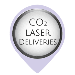 CO2 Laser Deliveries All Oculus benchtop laser cutters and the Oculus 6090 and 1390 are delivered by our engineers and taken into the desired location. The Oculus 1690 and 1512 free-standing lasers need a forklift to offload due to their larger sizes. All Oculus flatbed lasers are delivered by a 7.5-ton curtainsider and do require a forklift to be offloaded.