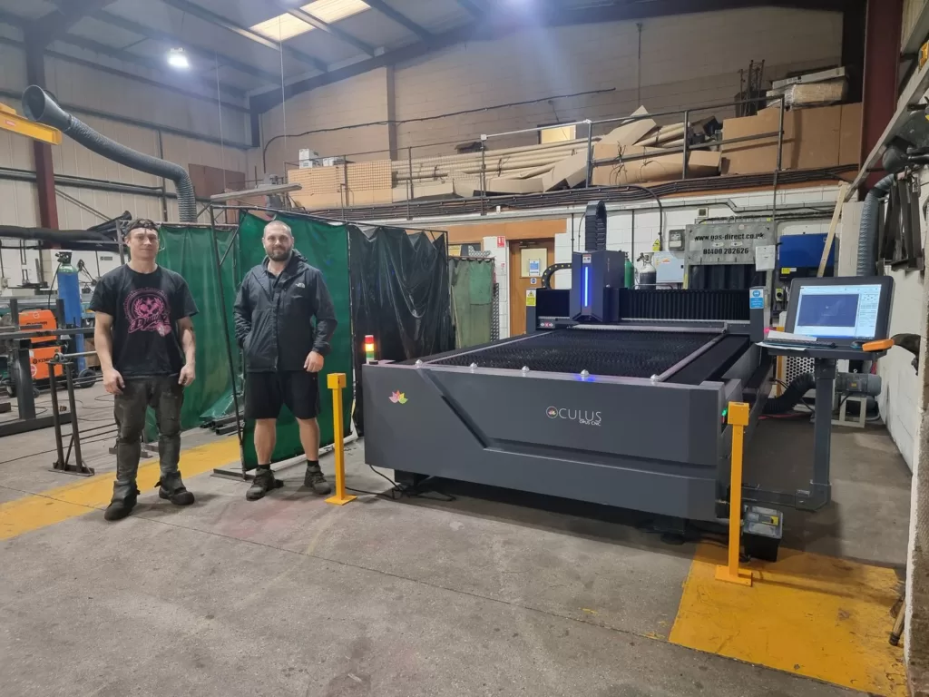 Fibre Laser Cutter Installation