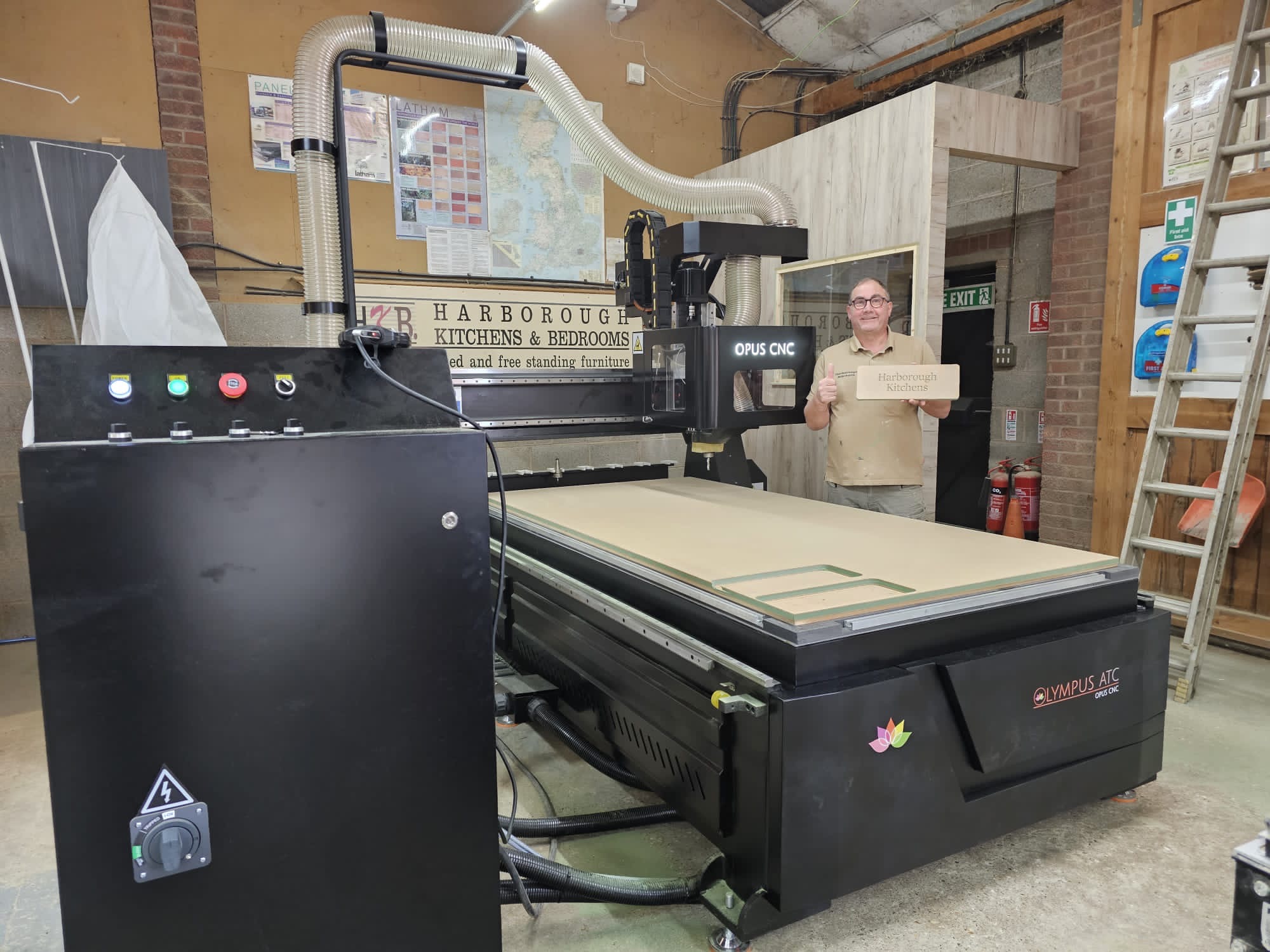 Harborough Kitchens - Olympus ATC CNC Router