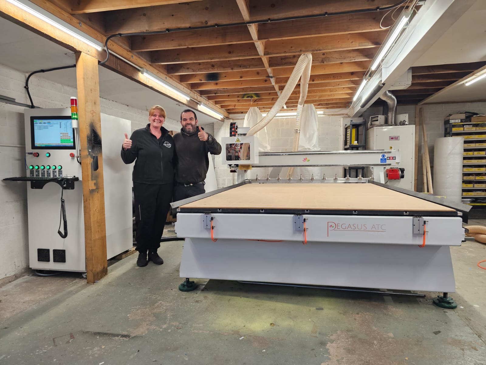 Leek Signs - Pegasus ATC CNC Router with CCD Camera