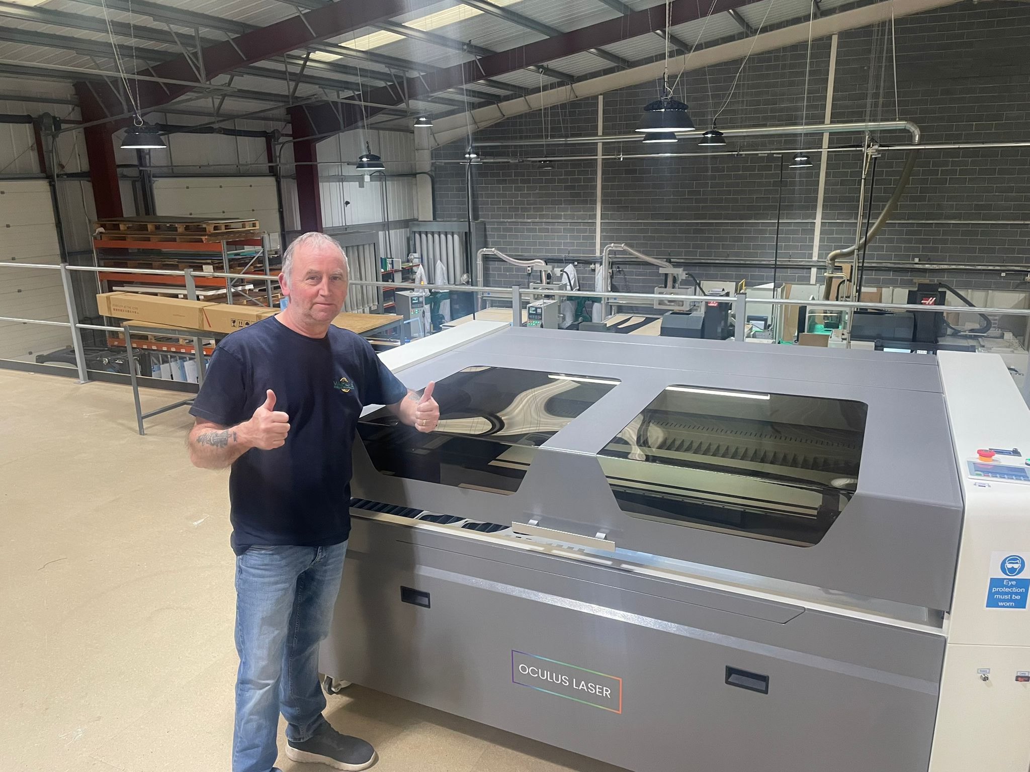 Oculus Free-Standing Laser Cutter Installation in Wakefield - The ...