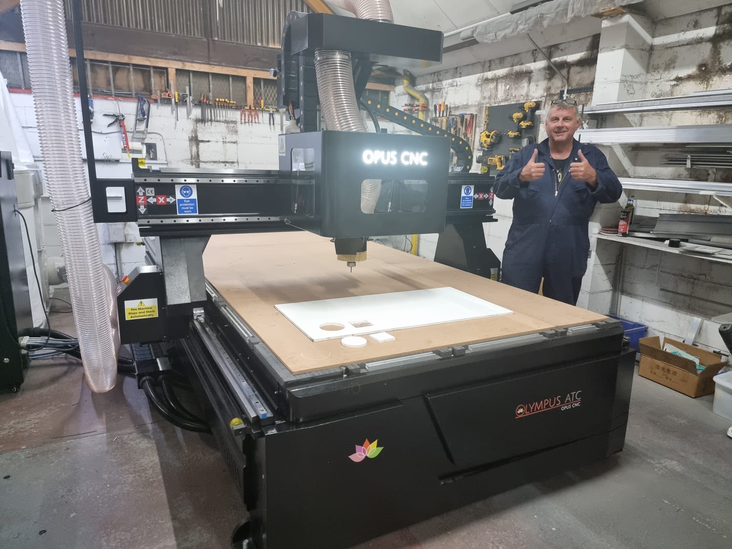 Olympus ATC CNC Router Installation in Gateshead - The Leading CNC ...