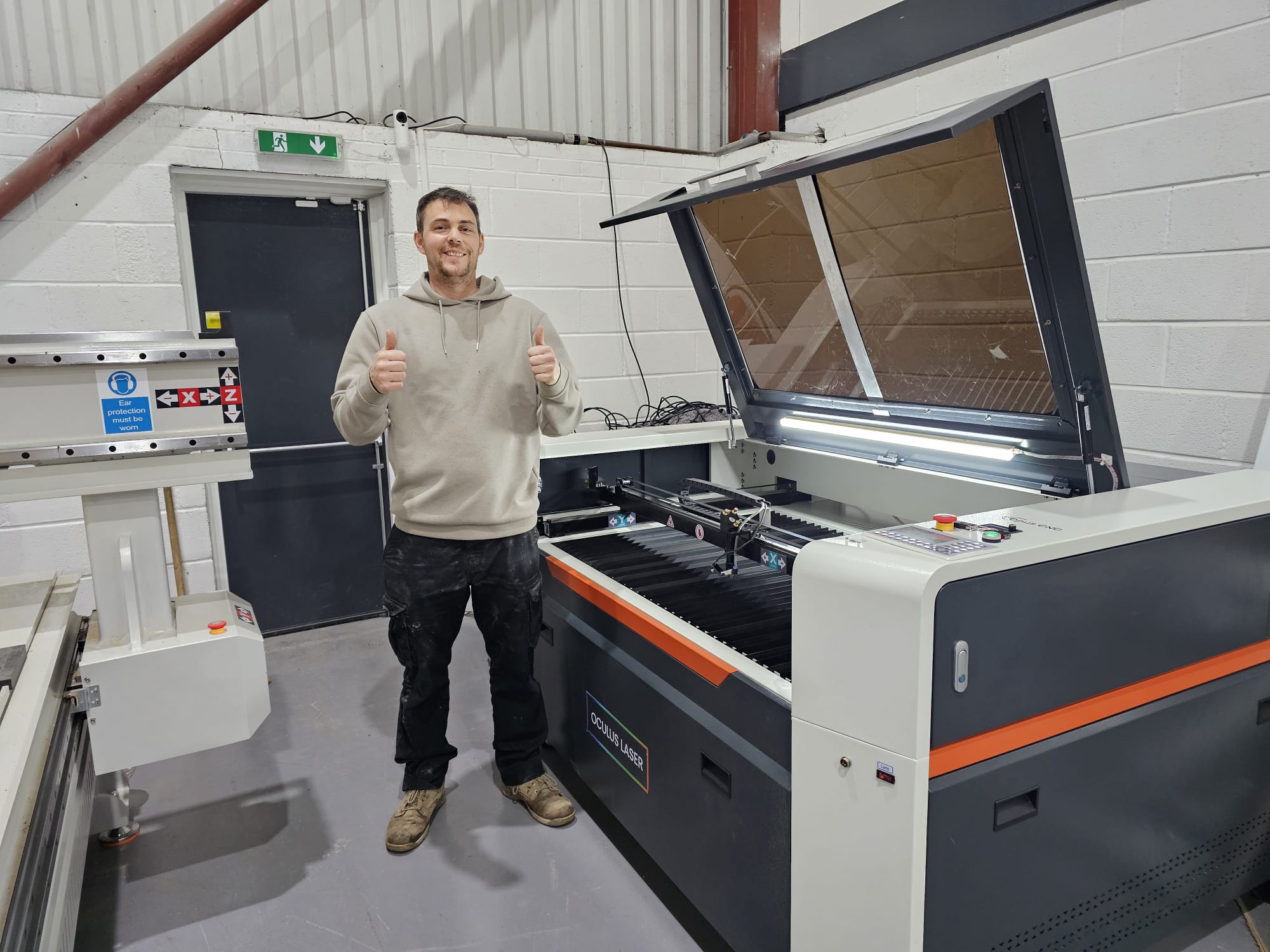 Oculus Free-Standing Laser Cutter Installation in Manchester - The ...