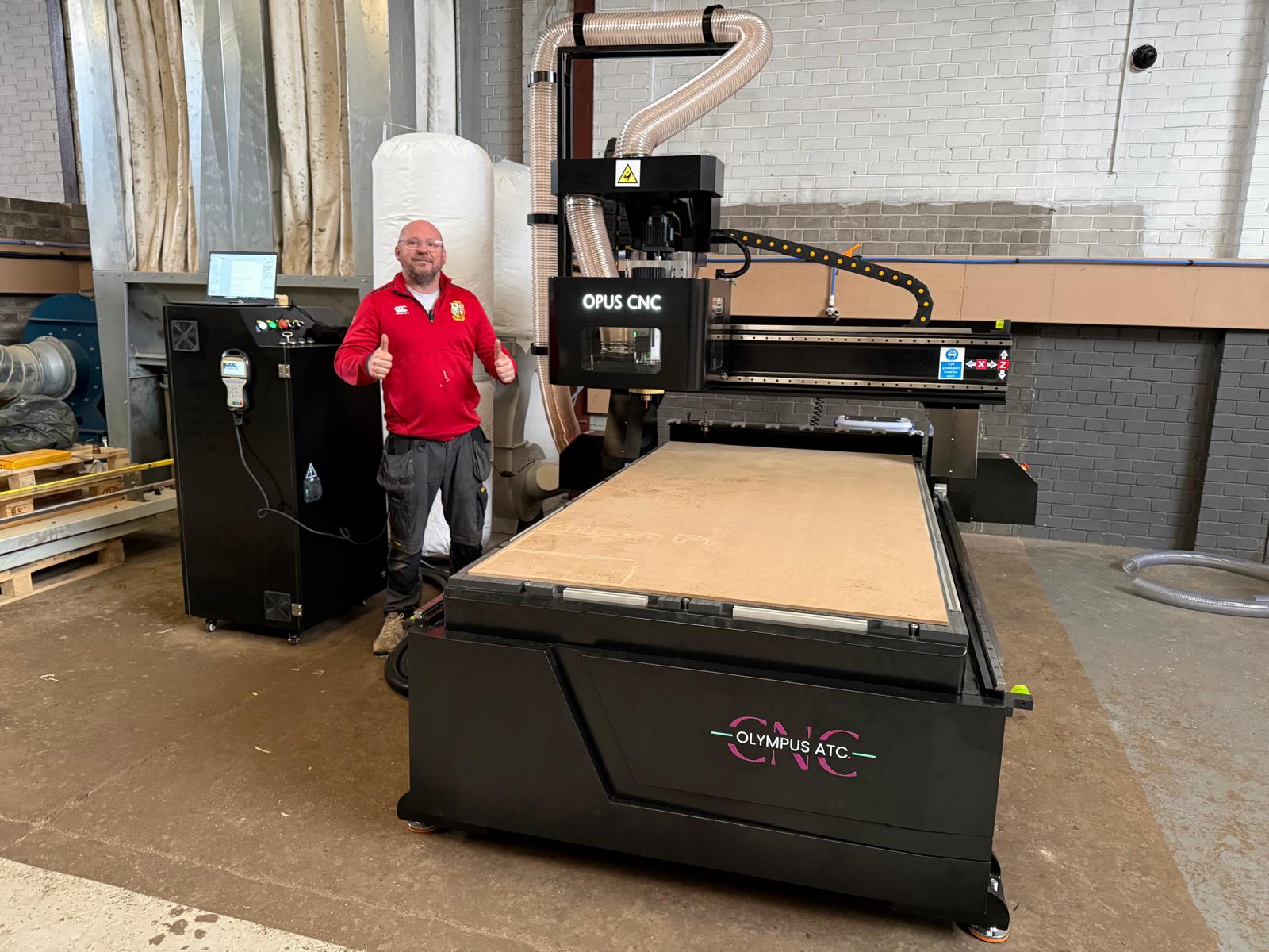 Olympus ATC CNC Router Installation in East Lothian - The Leading CNC ...