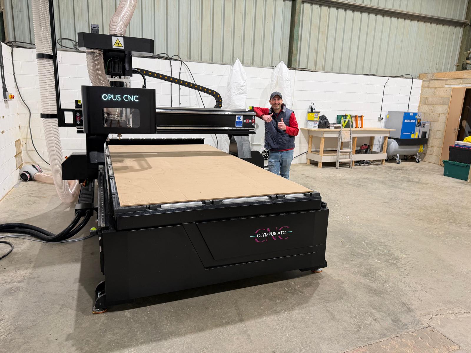 Olympus ATC CNC Router Installation in Essex - The Leading CNC Router ...